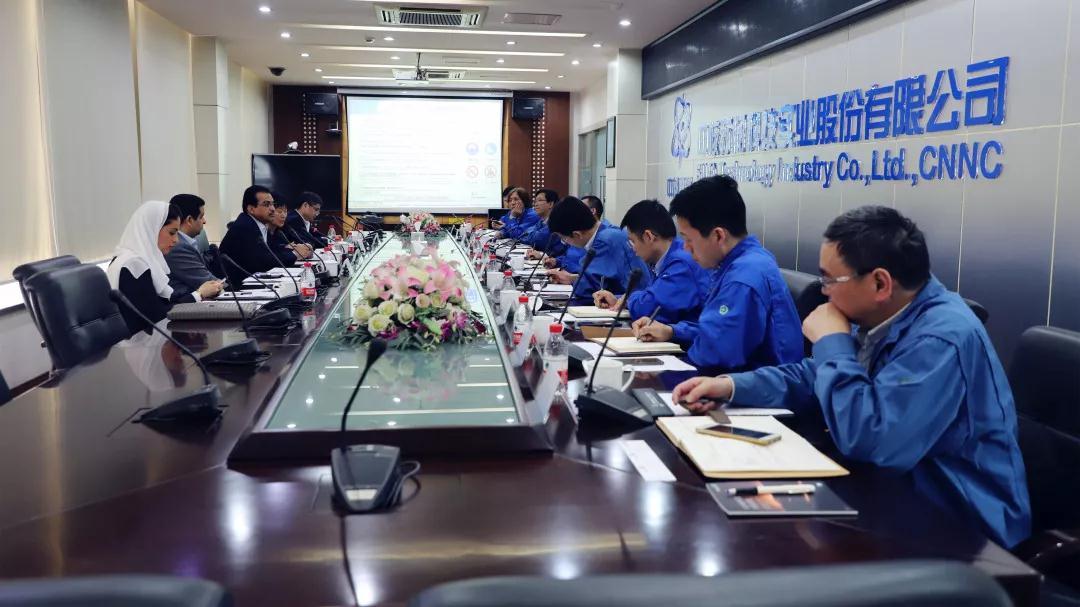 沙特阿美石油公司采購和供應鏈管理副總裁一行蒞臨中核科技參觀訪問 沙特阿美石油公司采購和供應鏈管理副總裁一行蒞臨中核科技參觀訪問