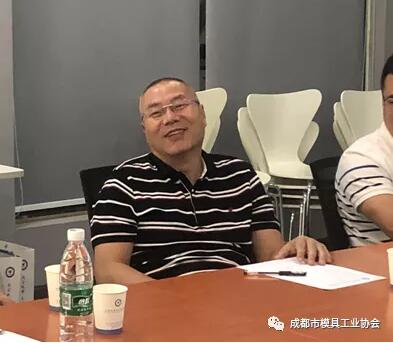 中國模具協會人才培訓部、模標委主任王沖交流照片 中國模具協會人才培訓部、模標委主任王沖交流照片
