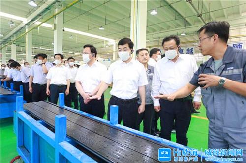 威海市“雙招雙引”前往南海新區萬思特機械項目現場進行觀摩督導 威海市“雙招雙引”前往南海新區萬思特機械項目現場進行觀摩督導