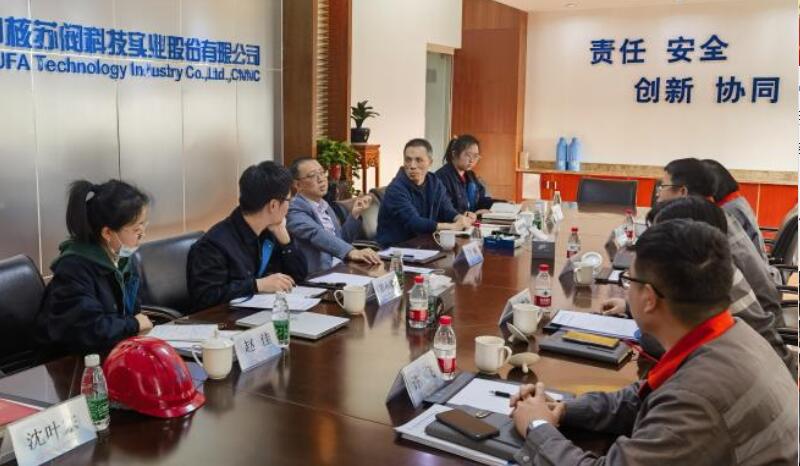 中材科技(蘇州)有限公司領導一行赴中核科技調研 中材科技(蘇州)有限公司領導一行赴中核科技調研