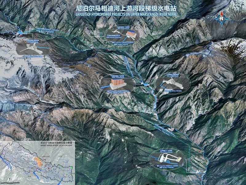 尼泊爾馬相迪梯級水電站設計圖 尼泊爾馬相迪梯級水電站設計圖