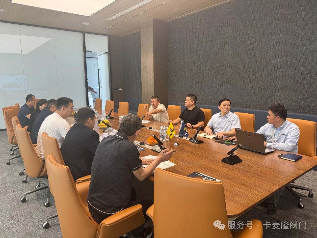 卡麥隆閥門迎來哈國客商 卡麥隆閥門迎來哈國客商