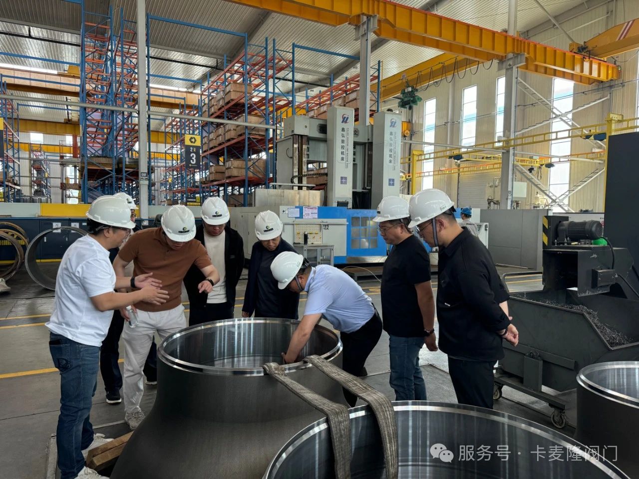 濟南熱電領導來卡麥隆閥門參觀合作 濟南熱電領導來卡麥隆閥門參觀合作