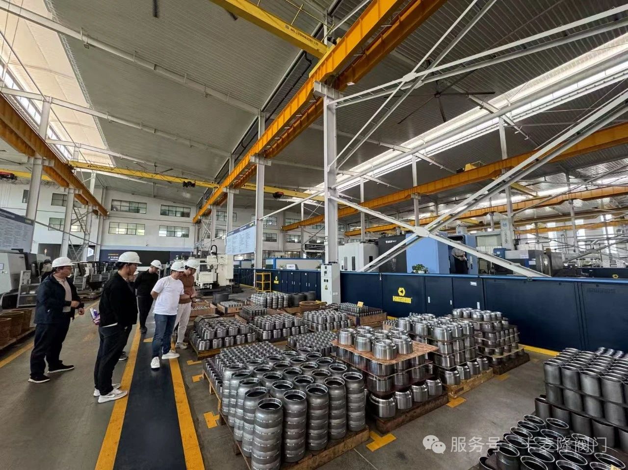 濟南熱電領導來卡麥隆閥門參觀合作 濟南熱電領導來卡麥隆閥門參觀合作