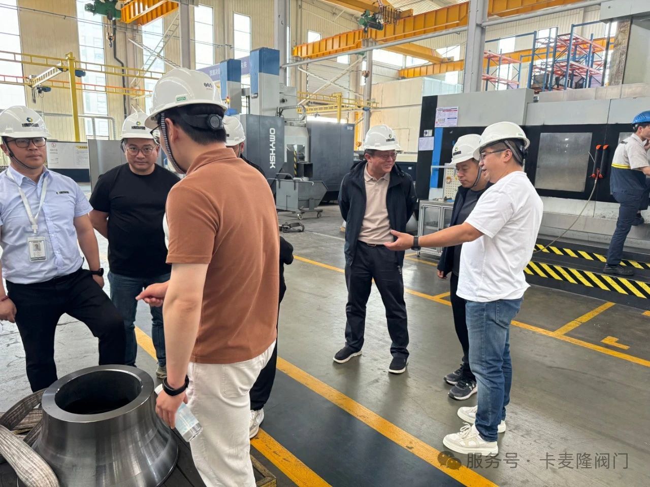 濟南熱電領導來卡麥隆閥門參觀合作 濟南熱電領導來卡麥隆閥門參觀合作