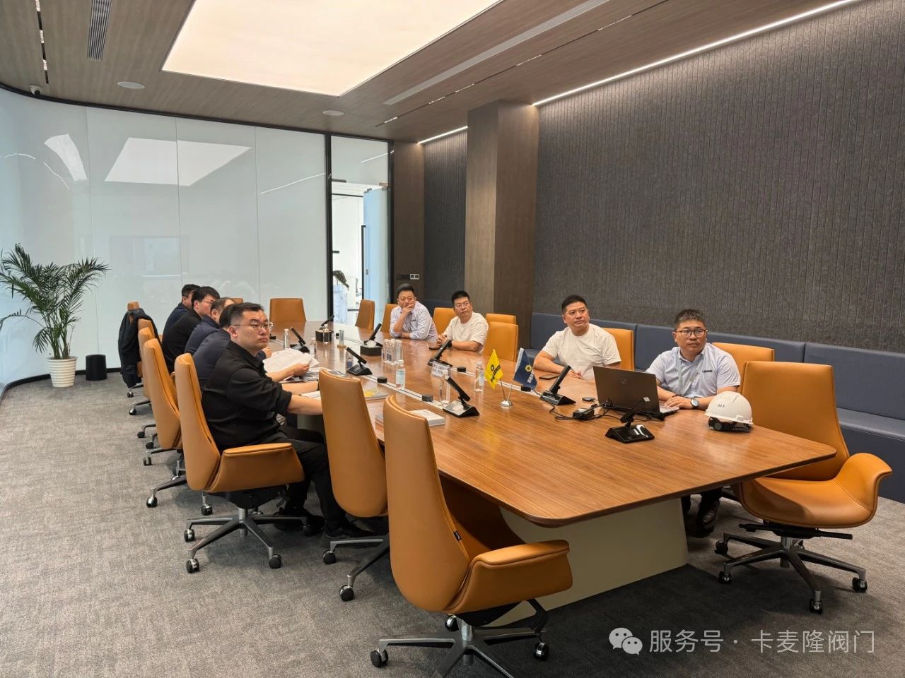 濟南熱電領導來卡麥隆閥門參觀合作 濟南熱電領導來卡麥隆閥門參觀合作