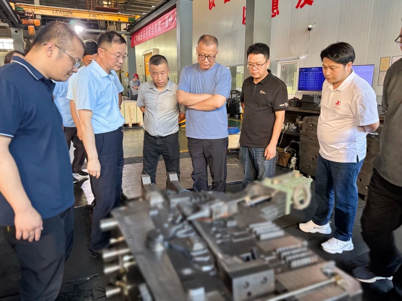 泉州模協蒞臨天正模具參觀交流 泉州模協蒞臨天正模具參觀交流